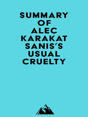 cover image of Summary of Alec Karakatsanis's Usual Cruelty